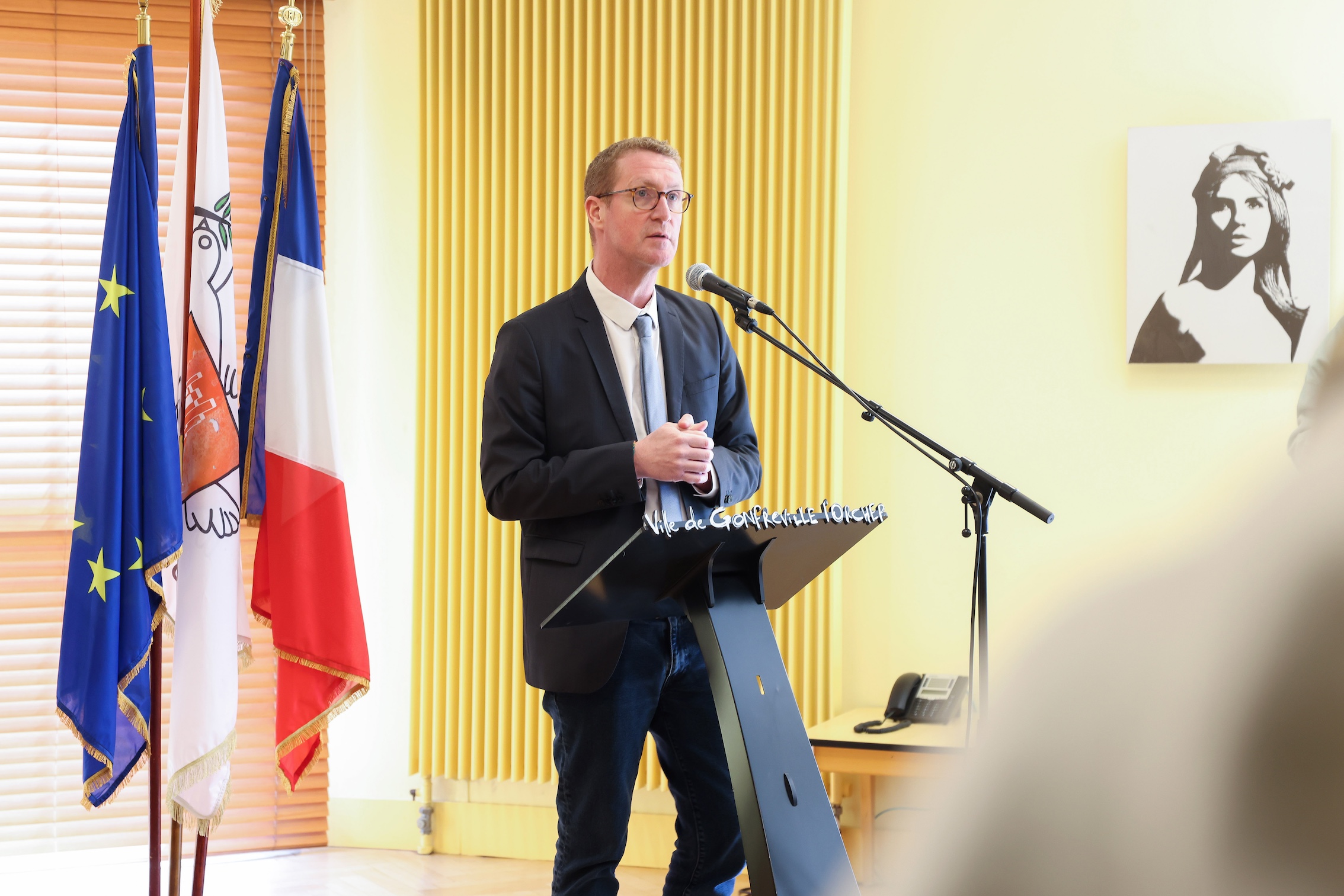 Alban Bruneau, maire