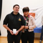 Remise de la médaille de l'OMS pour fêter les 50 ans de l'Office municipal des Sports de Gonfreville l'Orcher